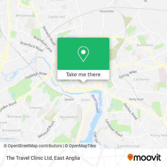 The Travel Clinic Ltd map