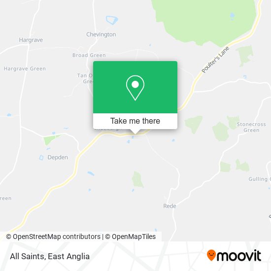 All Saints map