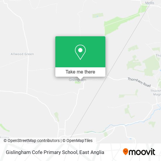 Gislingham Cofe Primary School map