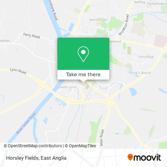 Horsley Fields map