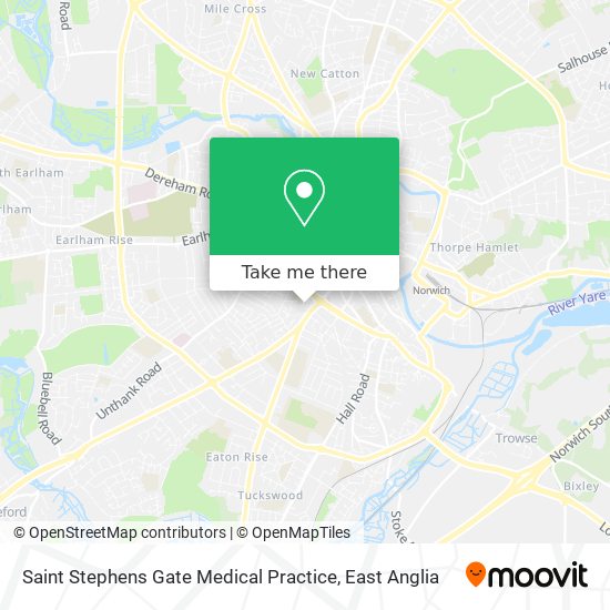 Saint Stephens Gate Medical Practice map