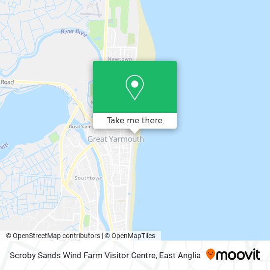 Scroby Sands Wind Farm Visitor Centre map