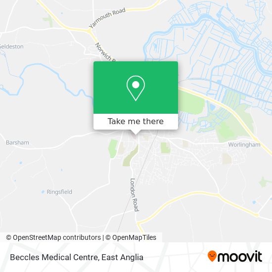 Beccles Medical Centre map