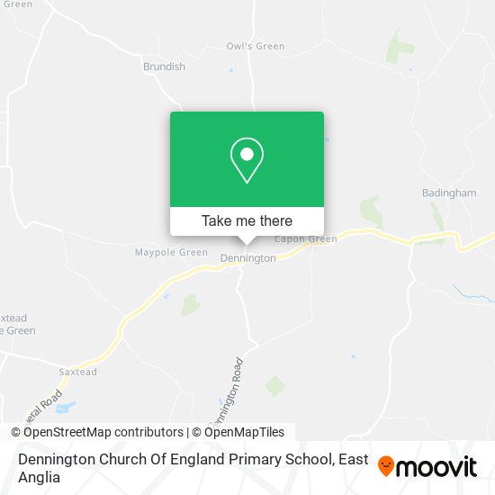 Dennington Church Of England Primary School map