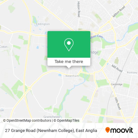 27 Grange Road (Newnham College) map