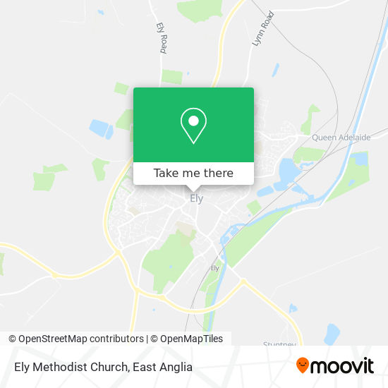 Ely Methodist Church map