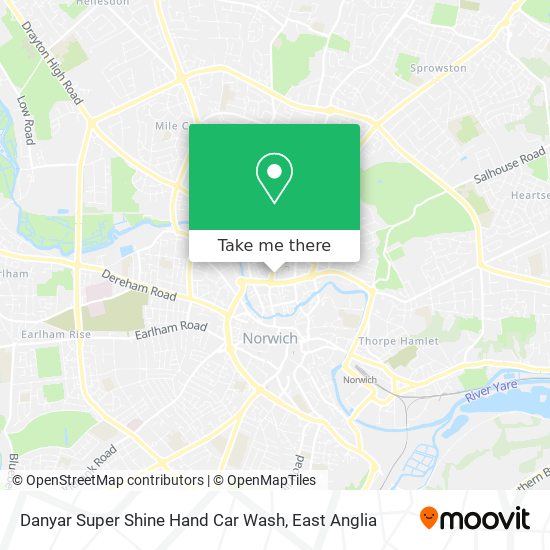 Danyar Super Shine Hand Car Wash map
