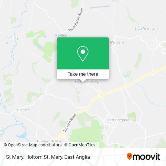 St Mary, Holtom St. Mary map