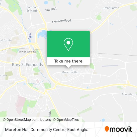 Moreton Hall Community Centre map