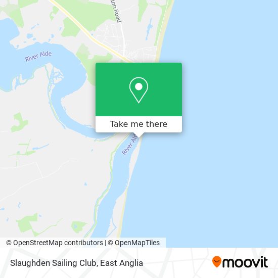 Slaughden Sailing Club map