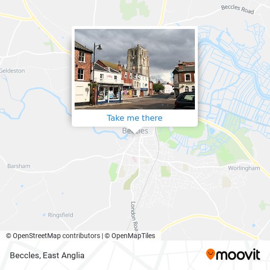 Beccles map