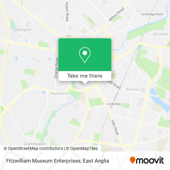 Fitzwilliam Museum Enterprises map