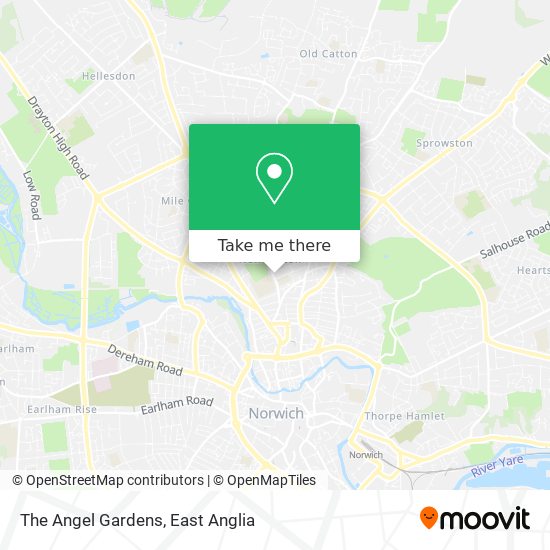 The Angel Gardens map