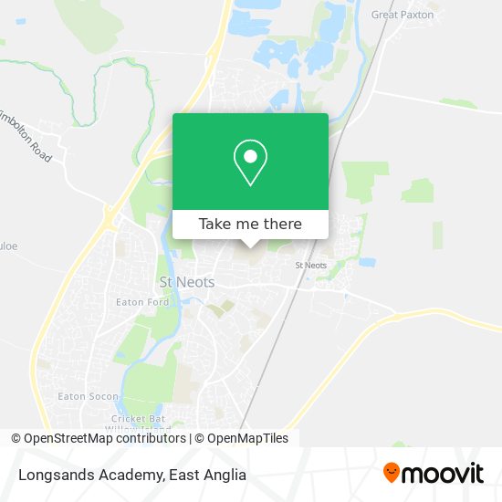 Longsands Academy map