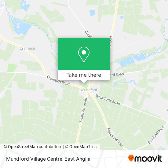 Mundford Village Centre map