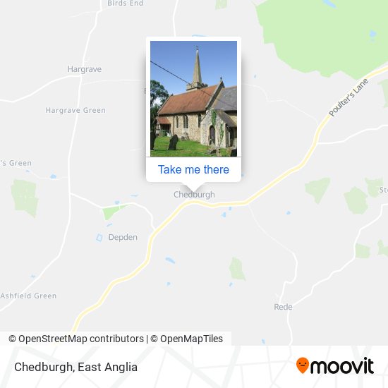 Chedburgh map