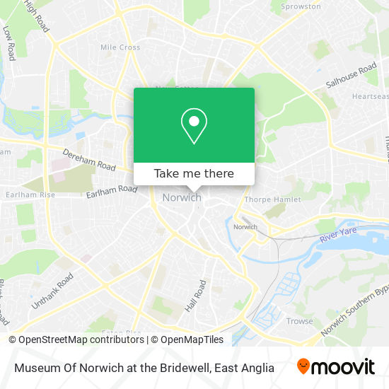 Museum Of Norwich at the Bridewell map