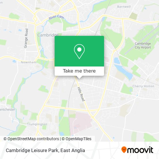 Cambridge Leisure Park map