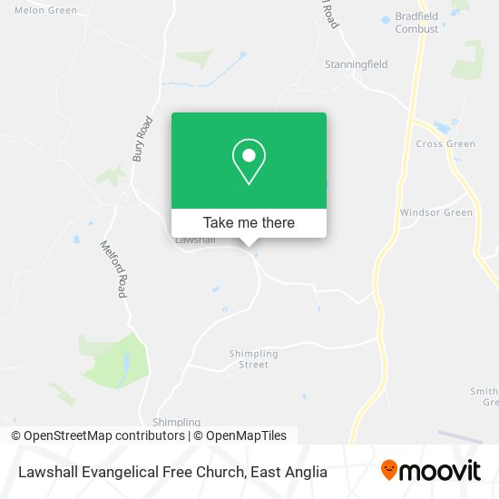 Lawshall Evangelical Free Church map