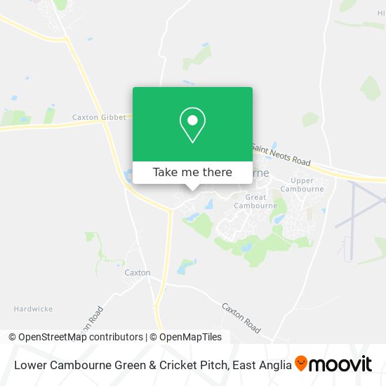 Lower Cambourne Green & Cricket Pitch map