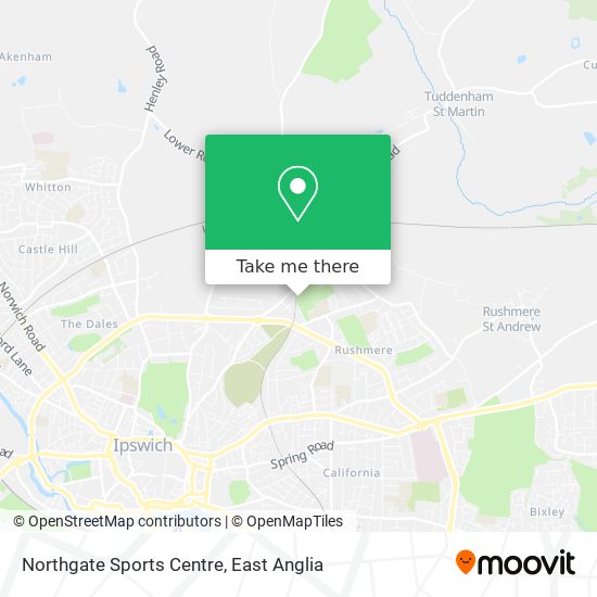 Northgate Sports Centre map