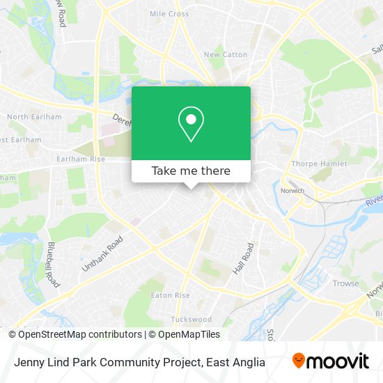 Jenny Lind Park Community Project map