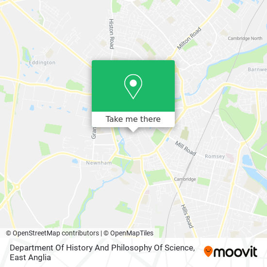 Department Of History And Philosophy Of Science map