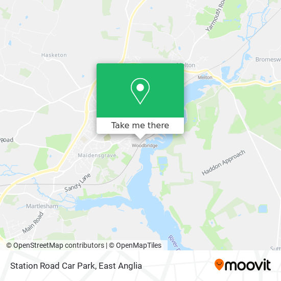 Station Road Car Park map