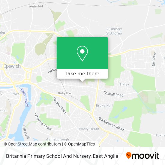 Britannia Primary School And Nursery map