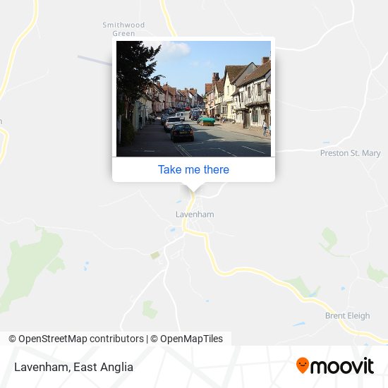 Lavenham map
