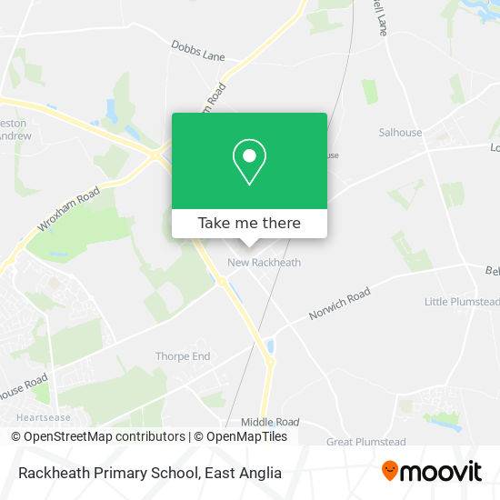 Rackheath Primary School map