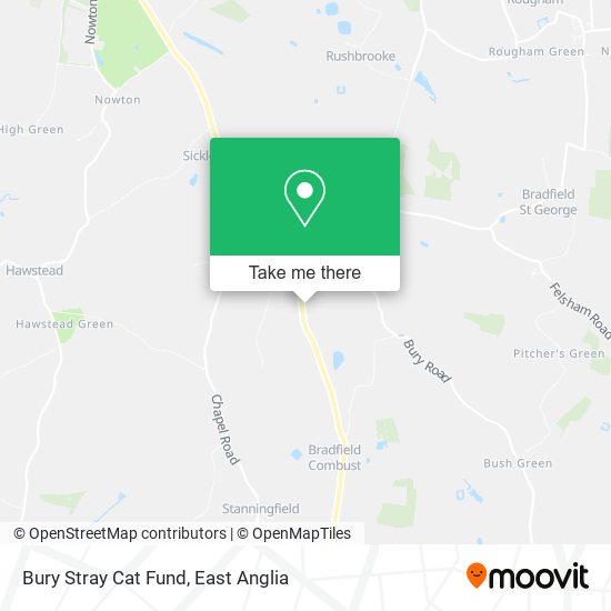 Bury Stray Cat Fund map