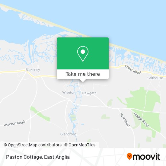 Paston Cottage map