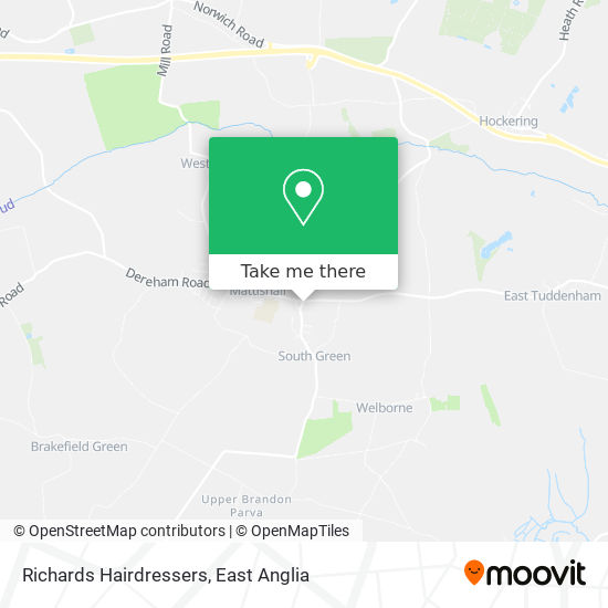 Richards Hairdressers map