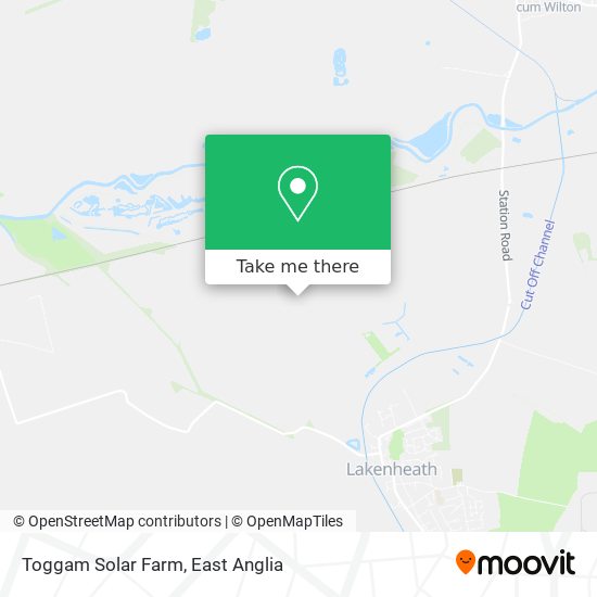 Toggam Solar Farm map