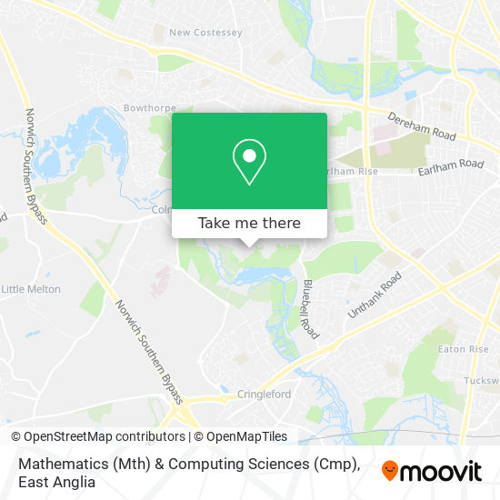 Mathematics (Mth) & Computing Sciences (Cmp) map