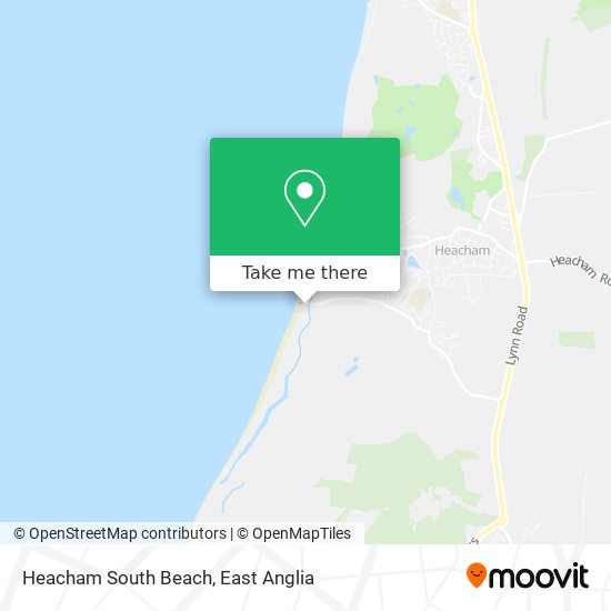 Heacham South Beach map