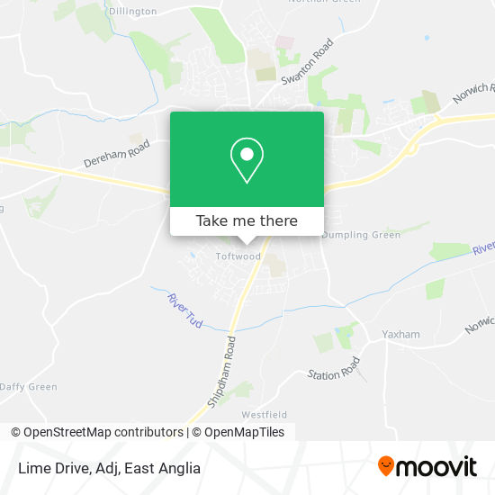Lime Drive, Adj map