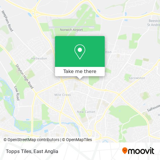 Topps Tiles map