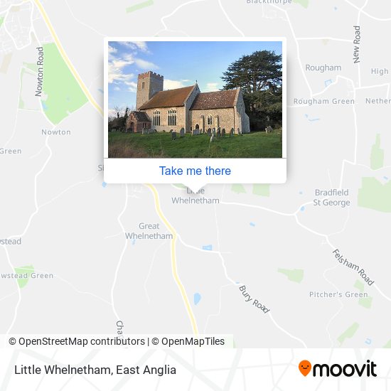 Little Whelnetham map