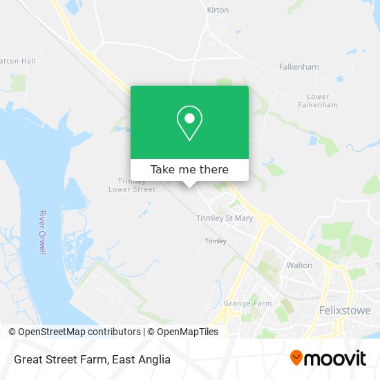 Great Street Farm map