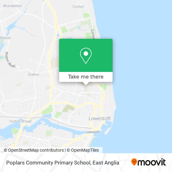 Poplars Community Primary School map