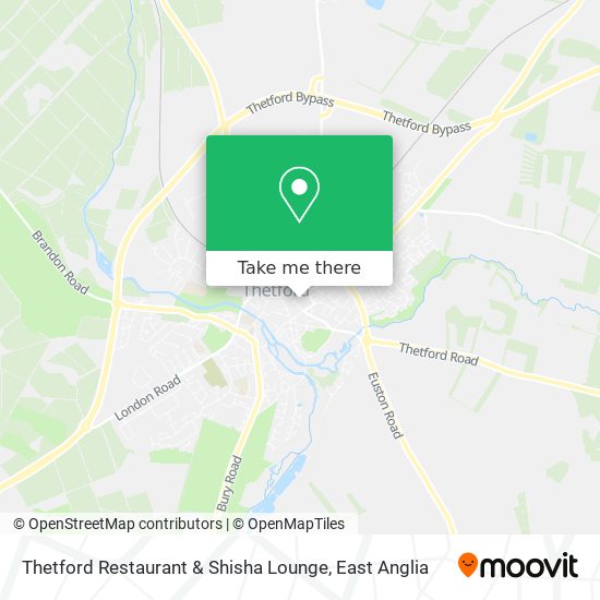 Thetford Restaurant & Shisha Lounge map