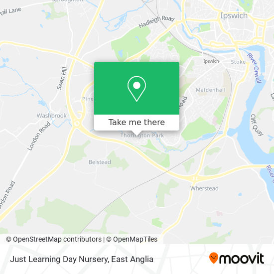 Just Learning Day Nursery map