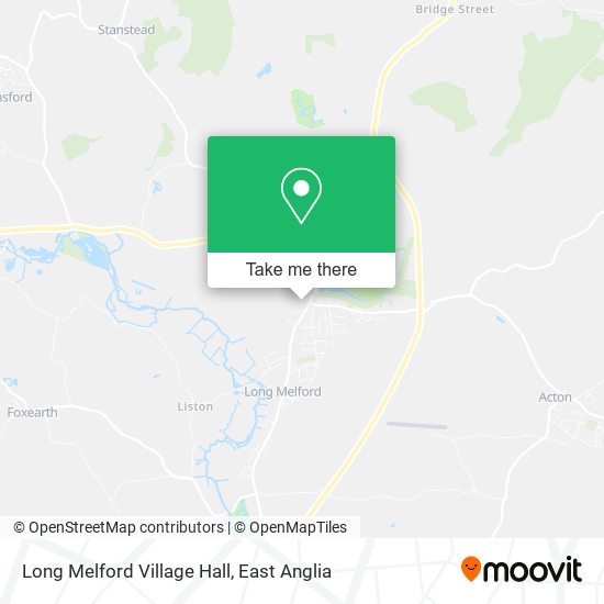 Long Melford Village Hall map