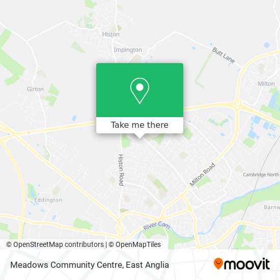 Meadows Community Centre map