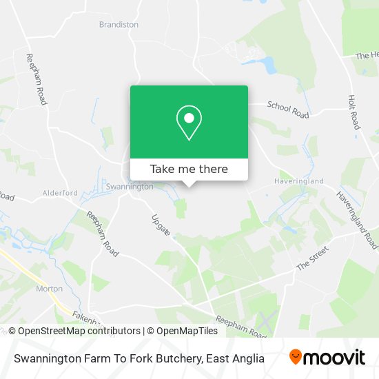 Swannington Farm To Fork Butchery map