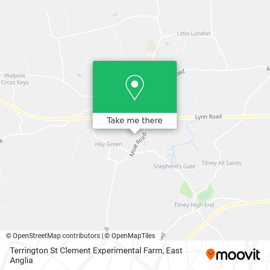 Terrington St Clement Experimental Farm map