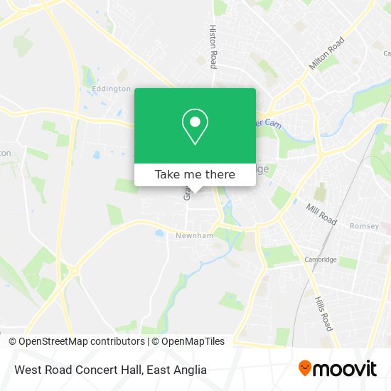 West Road Concert Hall map