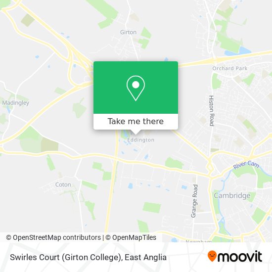 Swirles Court (Girton College) map